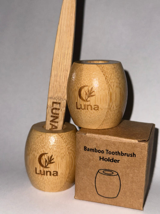 Bamboo Toothbrush Holder